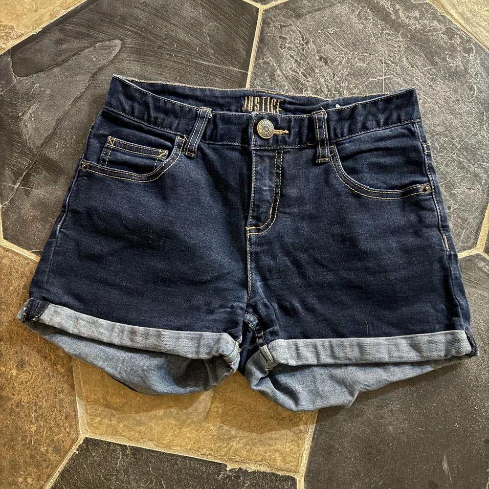 Justice Jean shorts, size 14